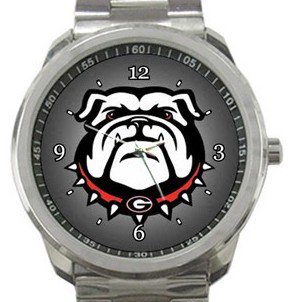 Georgia Bulldogs Sport Metal Watch