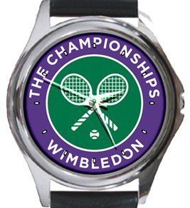 Wimbledon Round Metal Watch