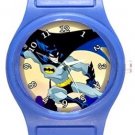 Batman Cartoon Blue Plastic Watch