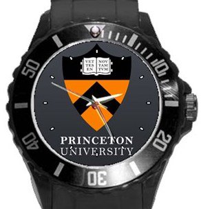 Princeton University Plastic Sport Watch In Black