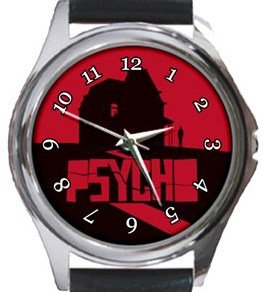 Psycho Round Metal Watch