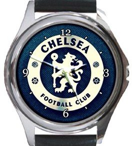 Chelsea Football Club Round Metal Watch