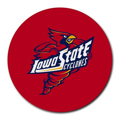 Iowa State Cyclones Heat-Resistant Round Mousepad
