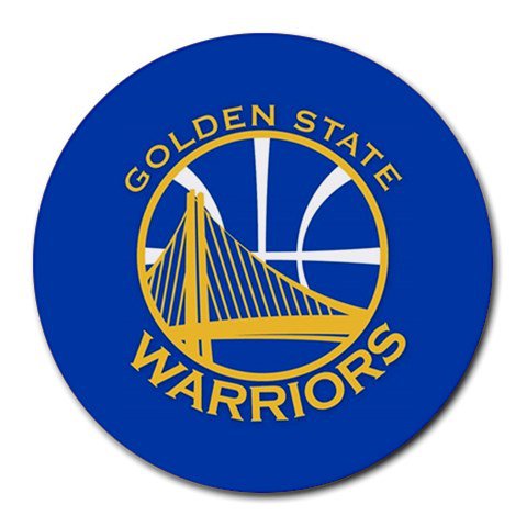 Golden State Warriors Heat-Resistant Round Mousepad
