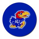 Kansas Jayhawks Heat-Resistant Round Mousepad