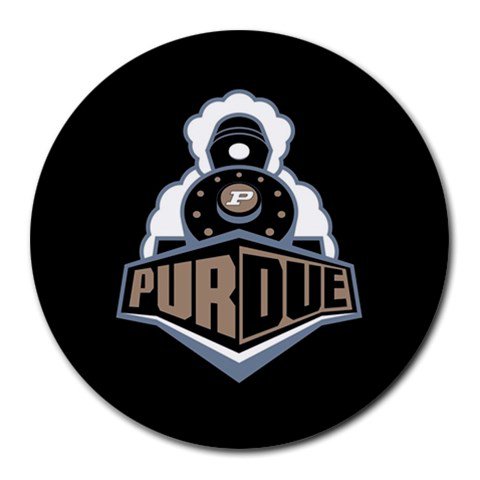 Purdue Boilermakers Heat-Resistant Round Mousepad