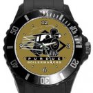 Purdue University Boilermakers Plastic Sport Watch In Black