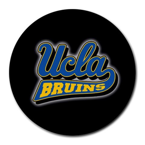 UCLA Bruins Heat-Resistant Round Mousepad