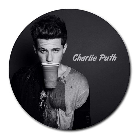 Charlie Puth Heat-Resistant Round Mousepad