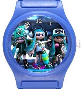 Splatoon Team Blue Plastic Watch