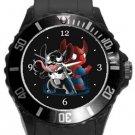 Stitch as Spiderman Plastic Sport Watch In Black