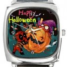 Deadpool Halloween Square Metal Watch
