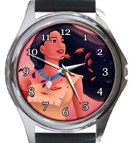 Pocahontas Round Metal Watch