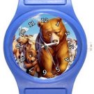 Funny Brother Bear Blue Plastic Watch