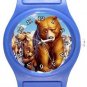 Funny Brother Bear Blue Plastic Watch