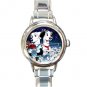Cute 101 Dalmatians Round Italian Charm Watch