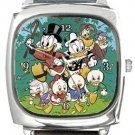 Duck Tales Square Metal Watch