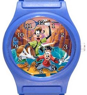 Goofy Blue Plastic Watch