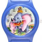 Cute Dumbo Blue Plastic Watch