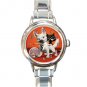 Bolt Round Italian Charm Watch