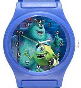 Monsters Incorporated Blue Plastic Watch