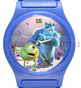 Monsters Inc Sulley and Mike Blue Plastic Watch