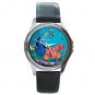 Cute Finding Nemo and Dory Round Metal Watch
