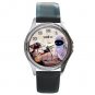 Walle and Eva Round Metal Watch