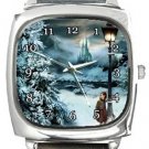 Chronicles of Narnia Square Metal Watch