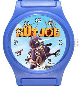 The Nut Job Blue Plastic Watch
