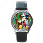 Mickey Welcome Christmas Round Metal Watch