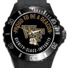 Wake Forest University Deacon Demons Plastic Sport Watch In Black