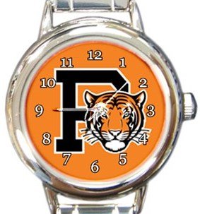 Princeton Tigers Round Italian Charm Watch