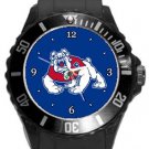 Fresno State Bulldogs Plastic Sport Watch In Black