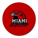 Miami University RedHawks Heat-Resistant Round Mousepad