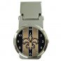 New Orleans Saints Money Clip Watch
