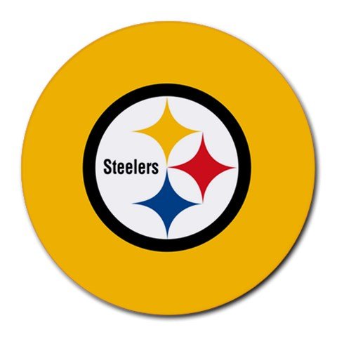 Pittsburgh Steelers Heat-Resistant Round Mousepad
