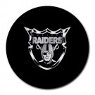 Oakland Raiders Heat-Resistant Round Mousepad