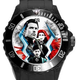 Inhumans Plastic Sport Watch In Black
