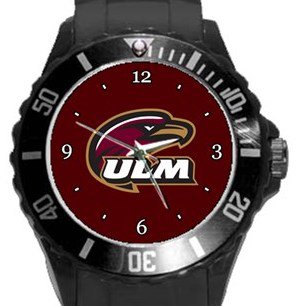 Louisiana Monroe Warhawks Plastic Sport Watch In Black