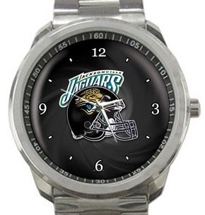 Jacksonville Jaguars Helmet Sport Metal Watch