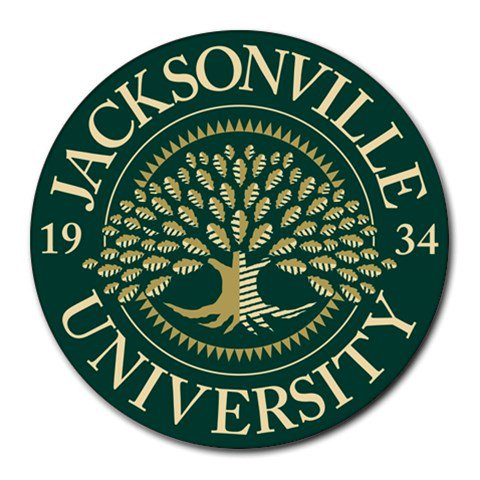 Jacksonville University Heat-Resistant Round Mousepad