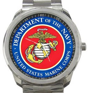 Dept of the Navy US Marine Corps Sport Metal Watch