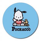 Cute Pochacco Heat-Resistant Round Mousepad