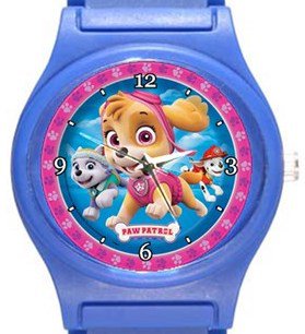 Cute Paw Patrol Blue Plastic Watch