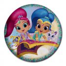Shimmer & Shine Heat-Resistant Round Mousepad