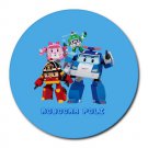 Robocar Poli Heat-Resistant Round Mousepad