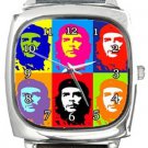 Che Guevara Andy Warhol Square Metal Watch