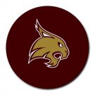 Texas State Bobcats Heat-Resistant Round Mousepad