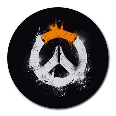 Overwatch Heat-Resistant Round Mousepad